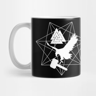 Viking Eagle and Valknut Mug